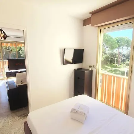 2P Neuf D Exception Eden Parc Piscine Pkg Clim Wifi Appartement Antibes